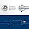 Everflow Utility/ Milwaukee P-Trap for Tubular Drain Applications, 17GA Chrome Plated Brass 1-1/2" 12818 - alternate 6